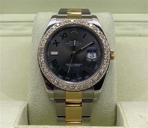 41mm rolex datejust with diamond bezel|Rolex Datejust 41 diamond numbers.